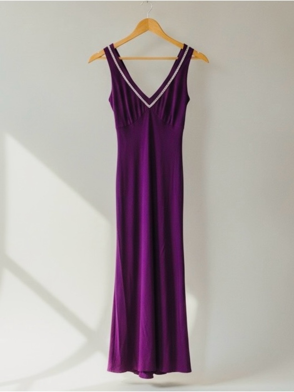 Y2K Mayle Deep Purple Sleeveless Dress Sz 2 as seen on Sex in the City
